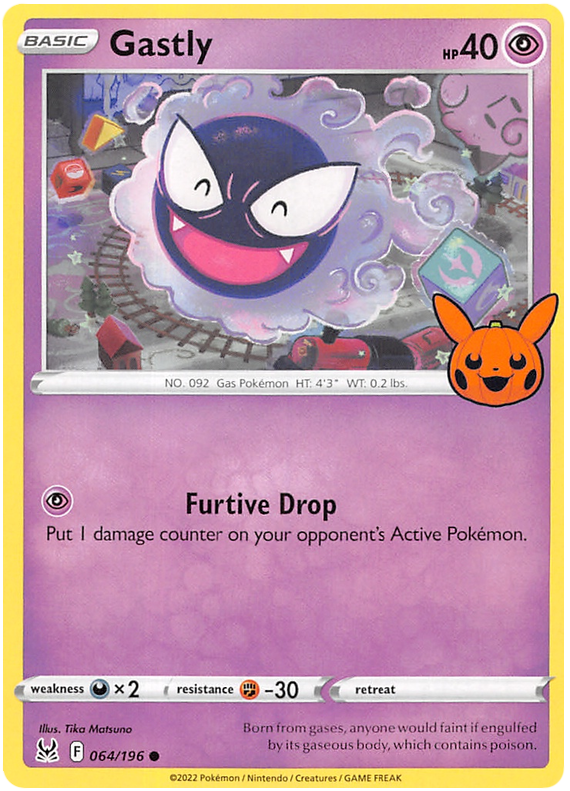 Gastly (064/196) [Trick or Trade 2023] | Play N Trade Winnipeg