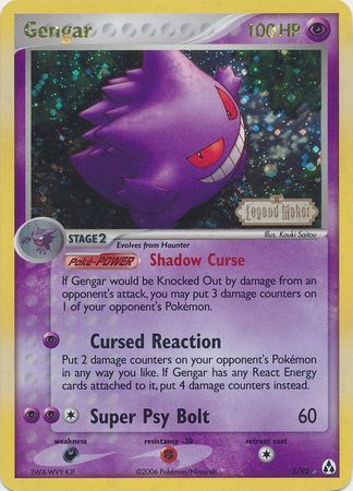 Gengar (5/92) (Stamped) [EX: Legend Maker] | Play N Trade Winnipeg