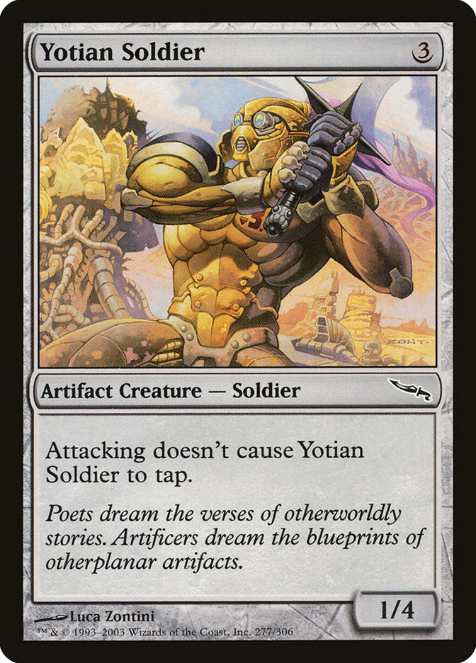 Yotian Soldier [Mirrodin] | Play N Trade Winnipeg