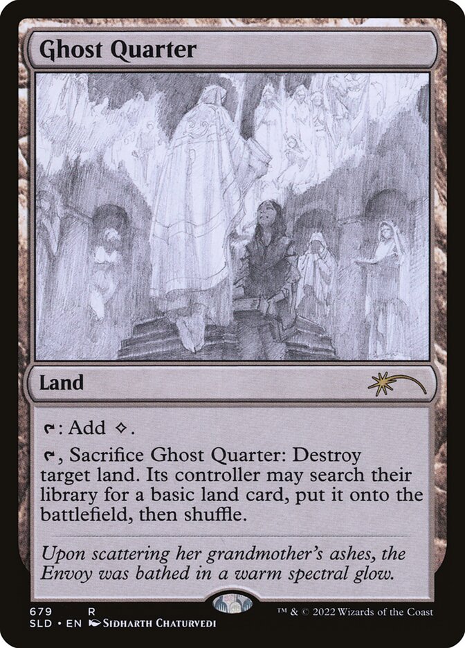 Ghost Quarter (Sketch) [Secret Lair Drop Promos] | Play N Trade Winnipeg