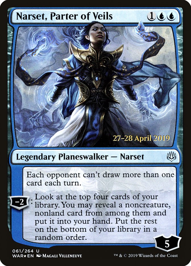 Narset, Parter of Veils  [War of the Spark Prerelease Promos] | Play N Trade Winnipeg