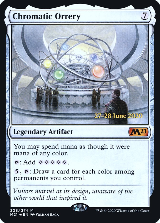 Chromatic Orrery  [Core Set 2021 Prerelease Promos] | Play N Trade Winnipeg