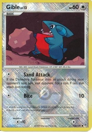 Gible (106/147) (Championship Promo) [Platinum: Supreme Victors] | Play N Trade Winnipeg