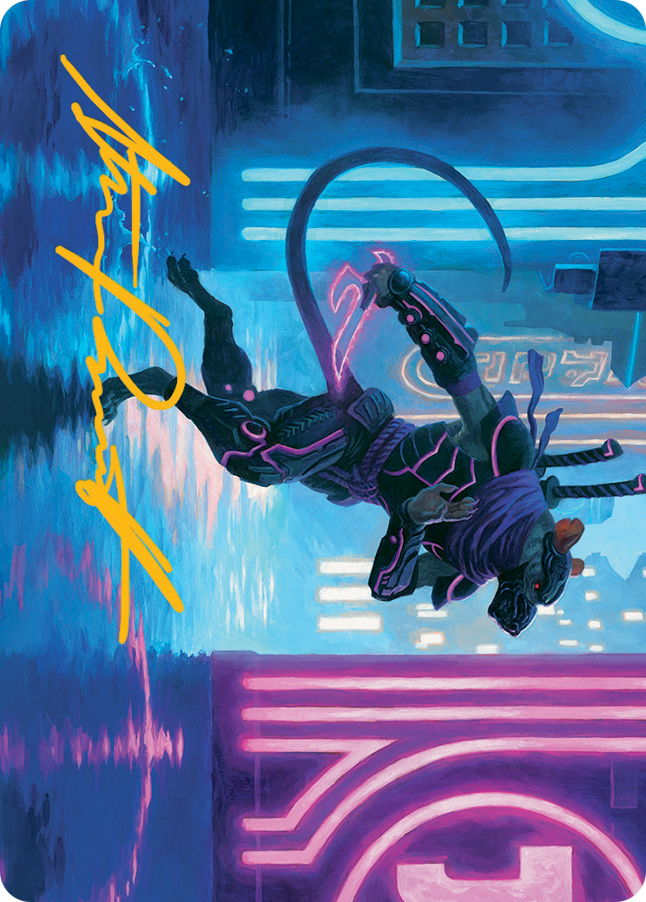 Nezumi Informant Art Card (Gold-Stamped Signature) [March of the Machine Art Series] | Play N Trade Winnipeg