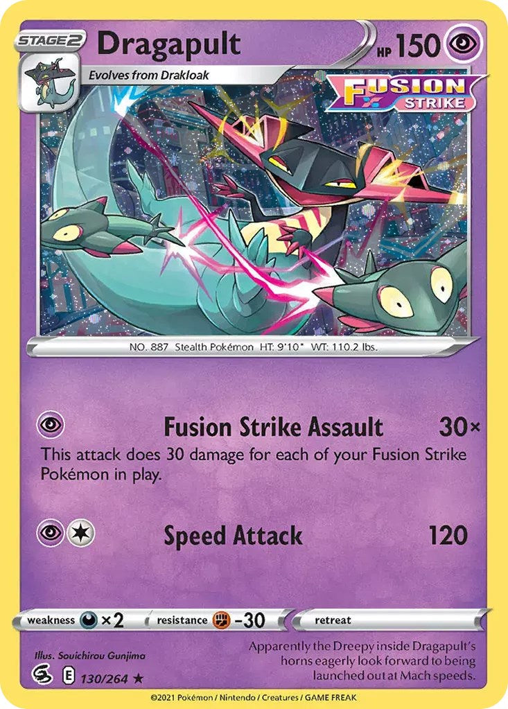 Dragapult (130/264) (Cosmos Holo) [Sword & Shield: Fusion Strike] | Play N Trade Winnipeg