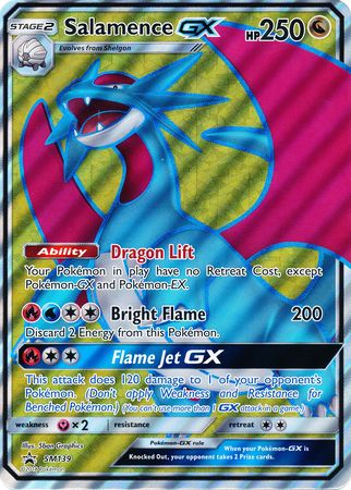 Salamence GX (SM139) (Jumbo Card) [Sun & Moon: Black Star Promos] | Play N Trade Winnipeg