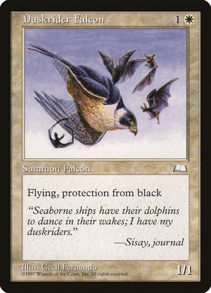 Duskrider Falcon [Weatherlight] | Play N Trade Winnipeg