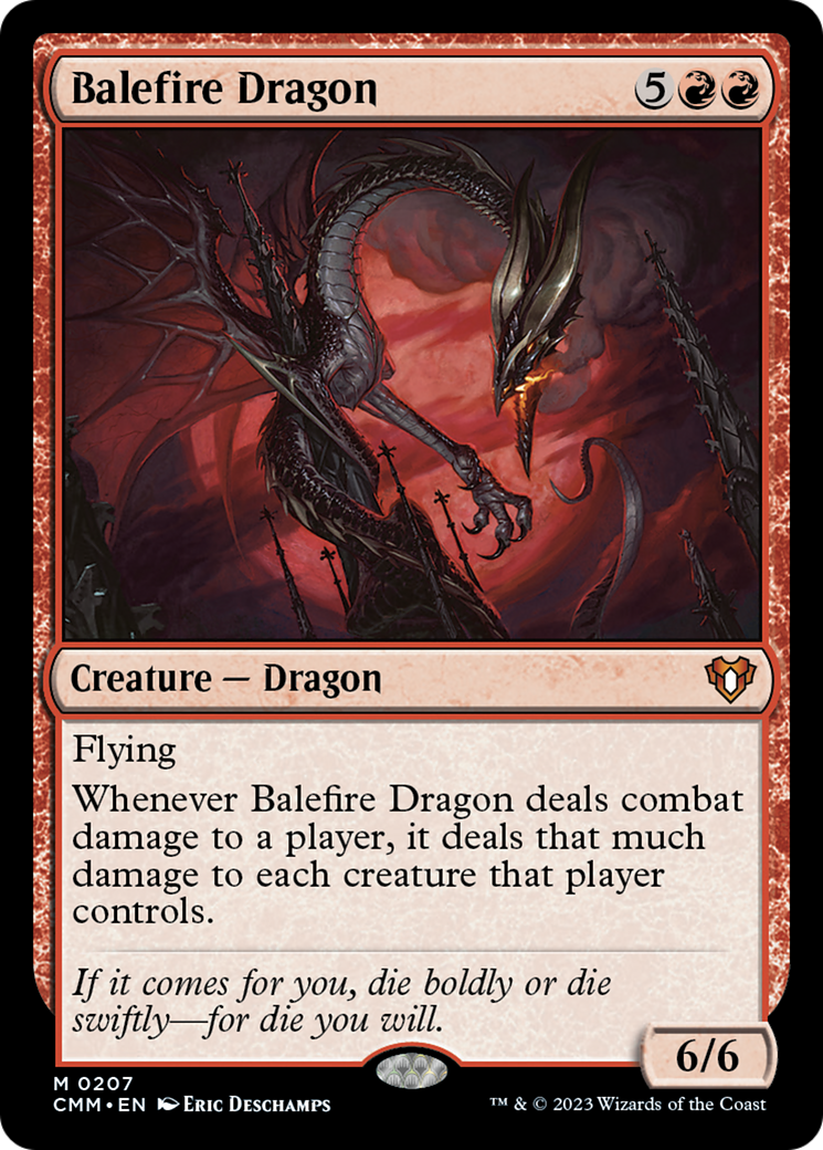 Balefire Dragon [Commander Masters] | Play N Trade Winnipeg