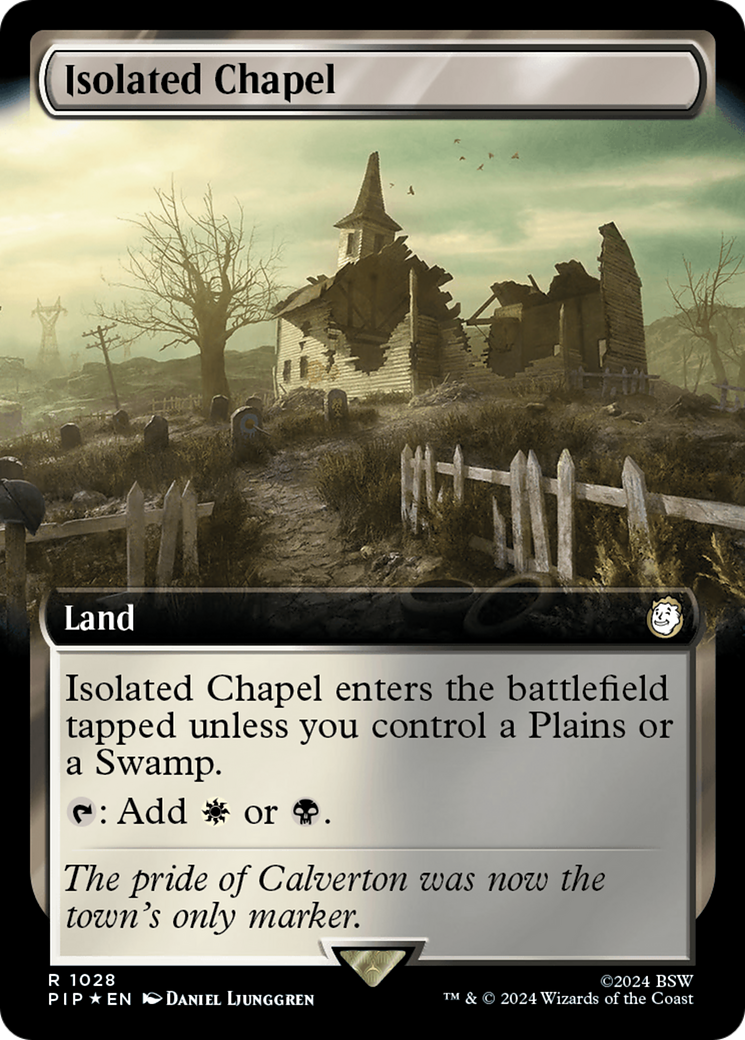 Isolated Chapel (Extended Art) (Surge Foil) [Fallout] | Play N Trade Winnipeg