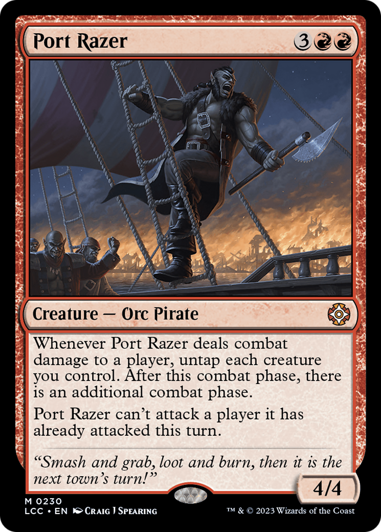 Port Razer [The Lost Caverns of Ixalan Commander] | Play N Trade Winnipeg