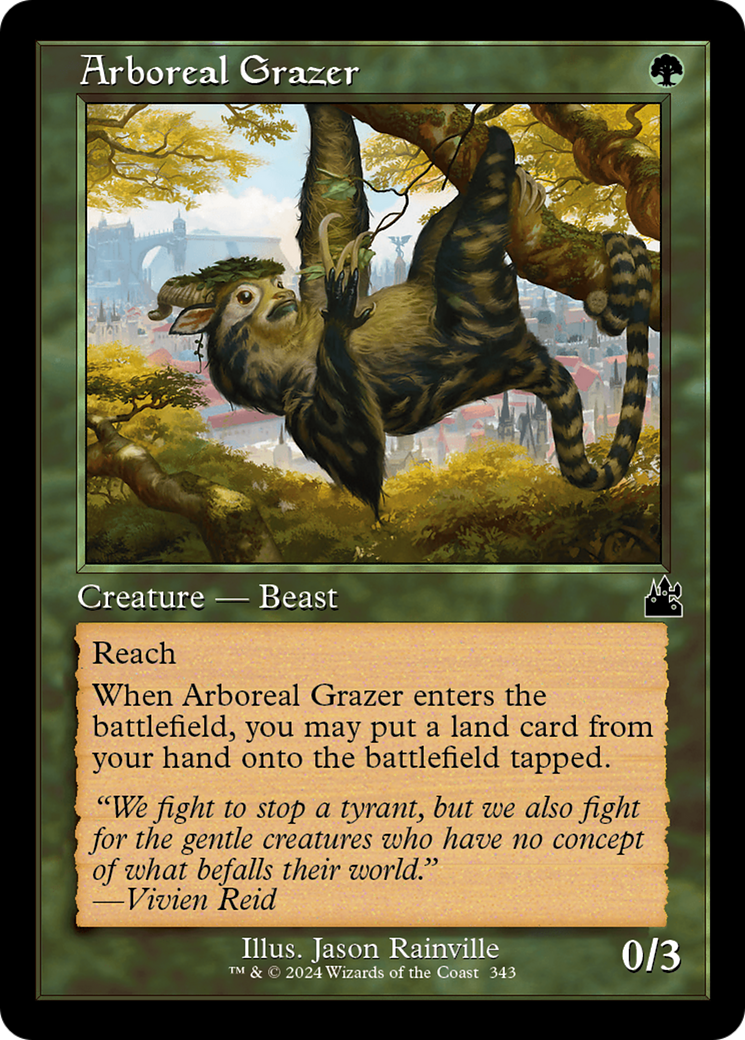 Arboreal Grazer (Retro Frame) [Ravnica Remastered] | Play N Trade Winnipeg