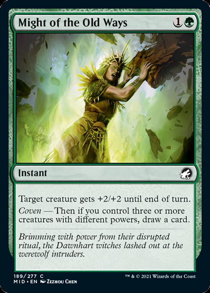 Might of the Old Ways [Innistrad: Midnight Hunt] | Play N Trade Winnipeg