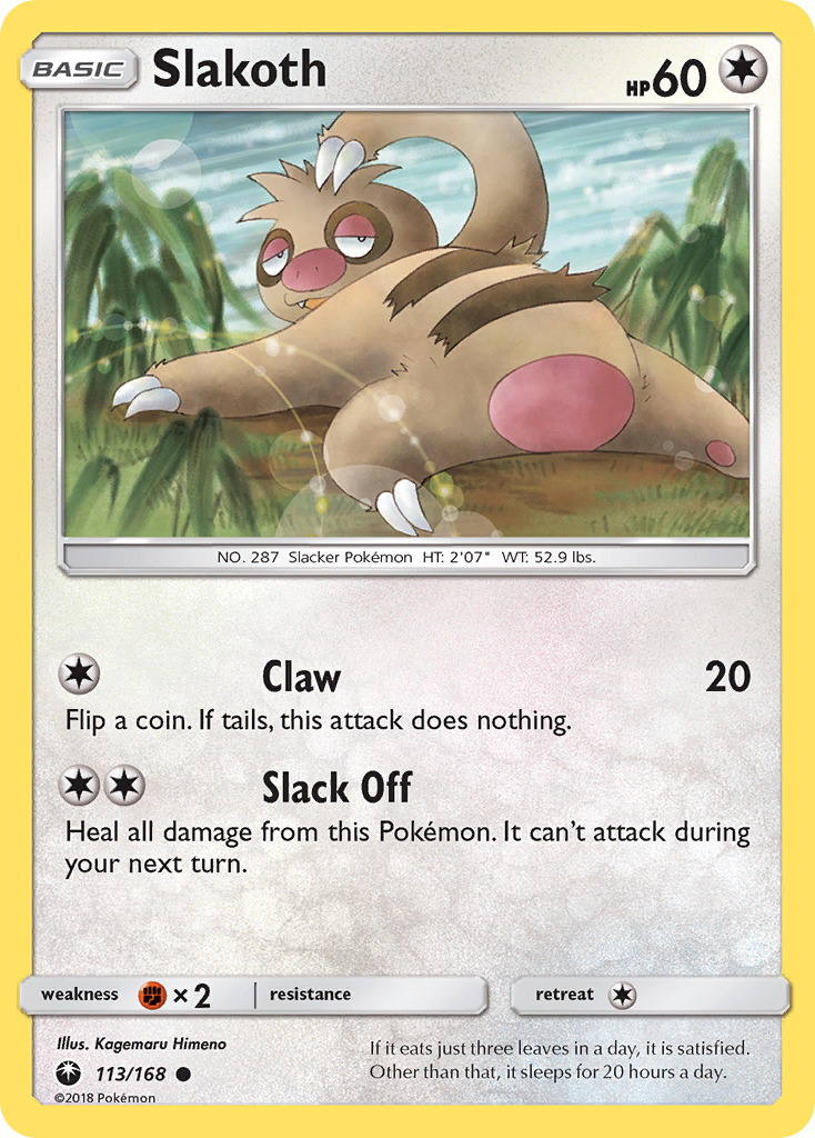 Slakoth (113/168) [Sun & Moon: Celestial Storm] | Play N Trade Winnipeg