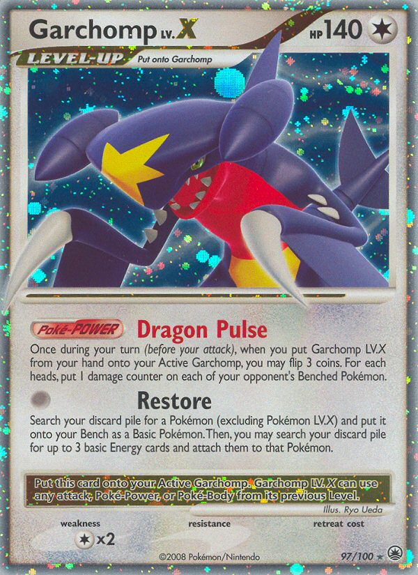 Garchomp LV.X (97/100) [Diamond & Pearl: Majestic Dawn] | Play N Trade Winnipeg