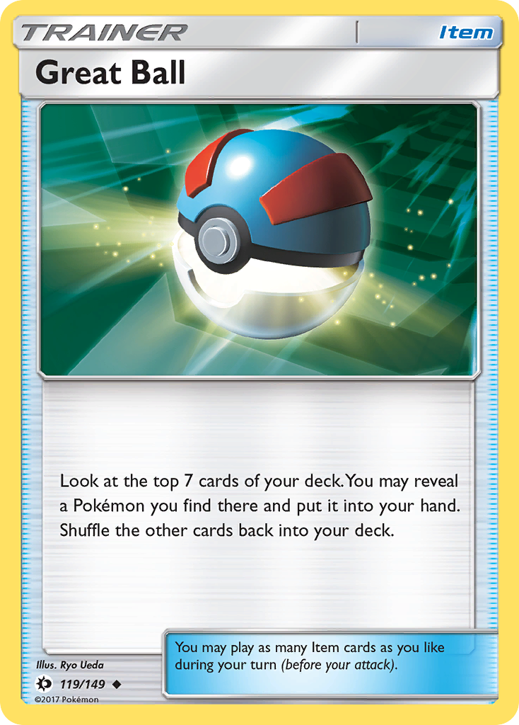 Great Ball (119/149) [Sun & Moon: Base Set] | Play N Trade Winnipeg