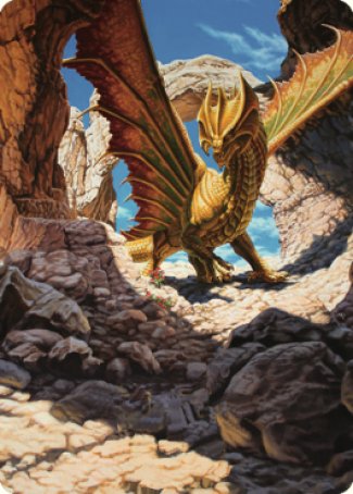Ancient Brass Dragon Art Card (02) [Commander Legends: Battle for Baldur's Gate Art Series] | Play N Trade Winnipeg