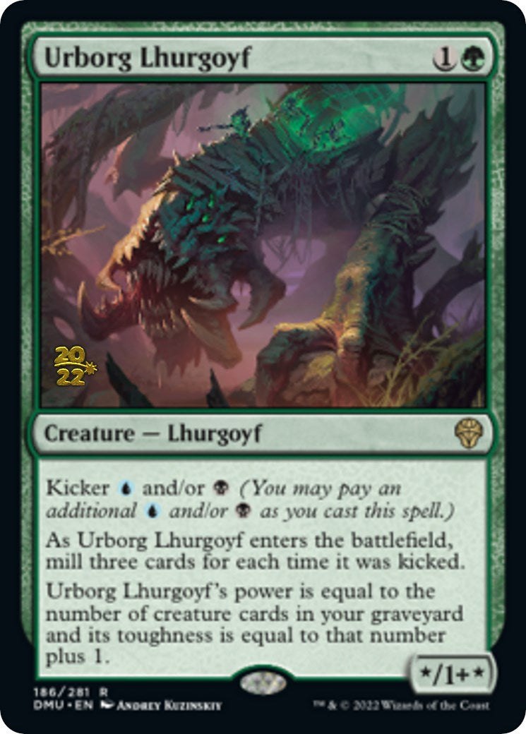 Urborg Lhurgoyf [Dominaria United Prerelease Promos] | Play N Trade Winnipeg