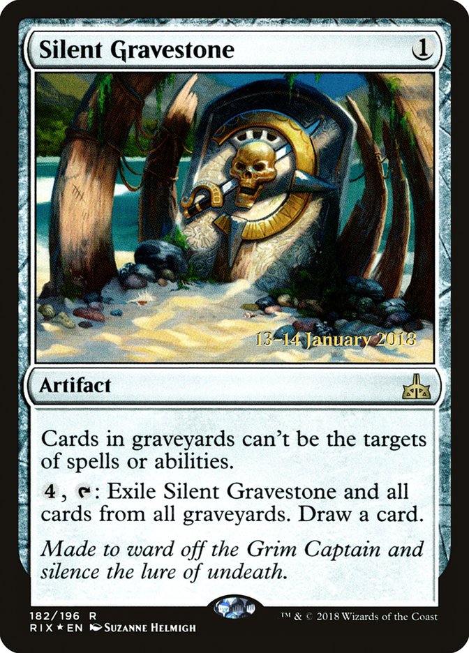 Silent Gravestone [Rivals of Ixalan Prerelease Promos] | Play N Trade Winnipeg