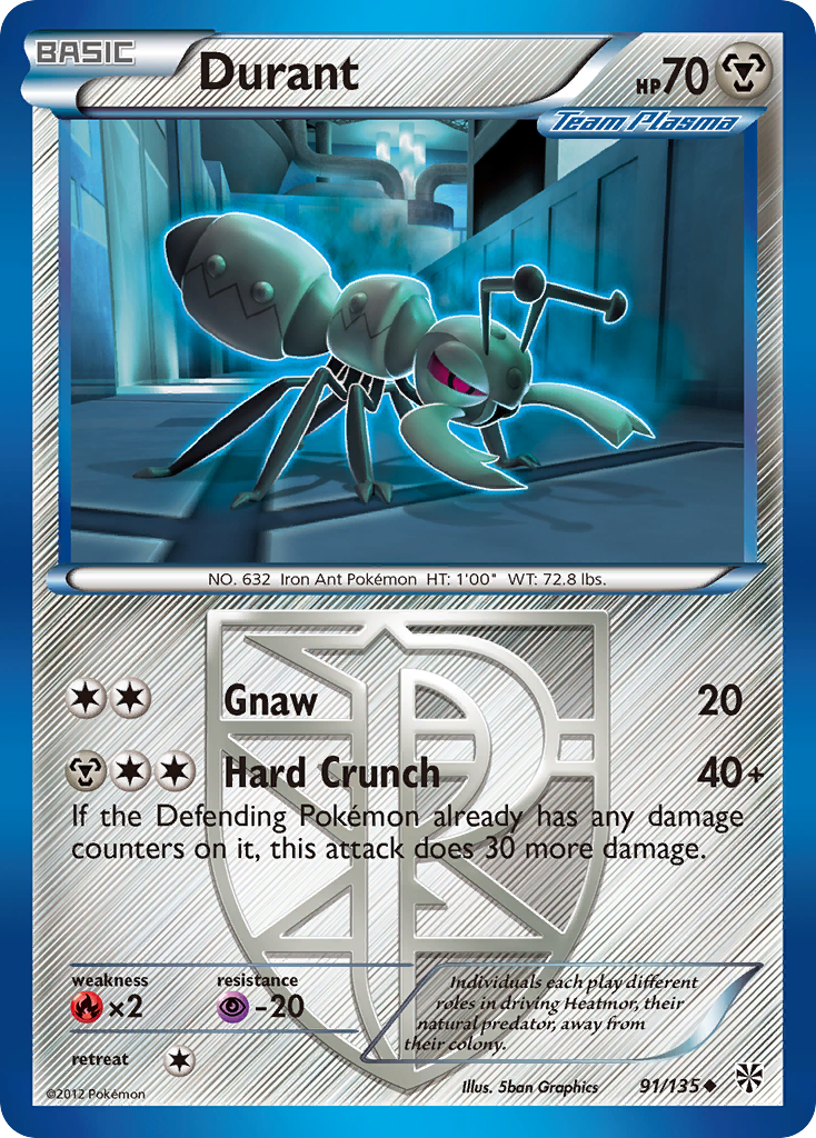 Durant (91/135) [Black & White: Plasma Storm] | Play N Trade Winnipeg