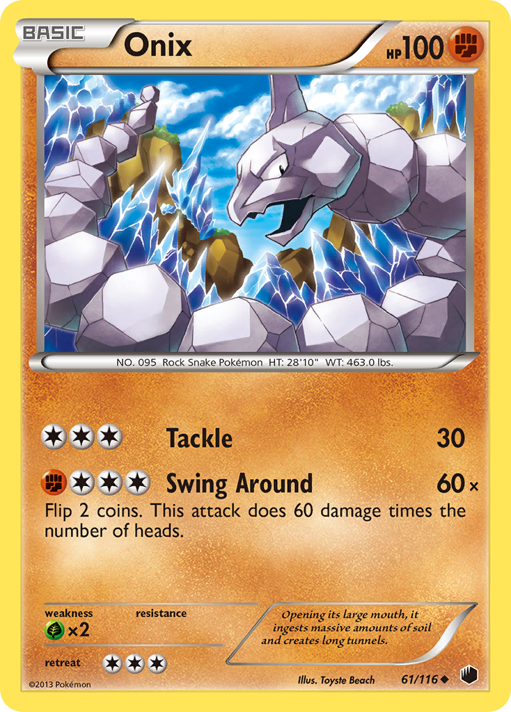 Onix (61/116) [Black & White: Plasma Freeze] | Play N Trade Winnipeg