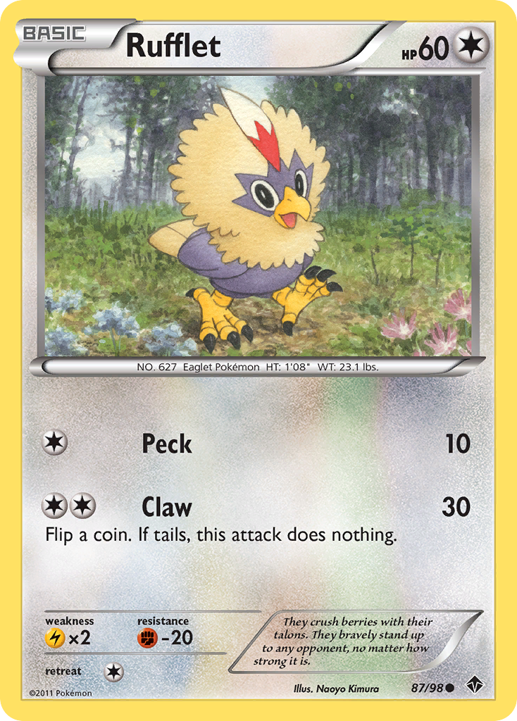 Rufflet (87/98) [Black & White: Emerging Powers] | Play N Trade Winnipeg