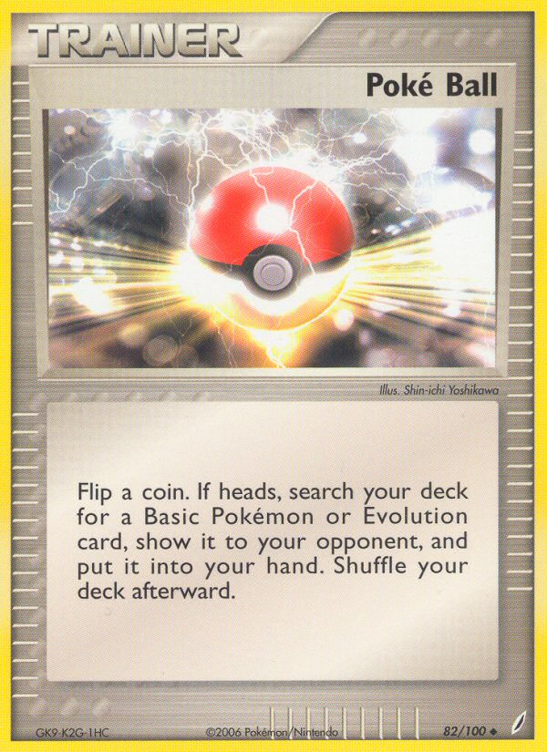 Poke Ball (82/100) [EX: Crystal Guardians] | Play N Trade Winnipeg