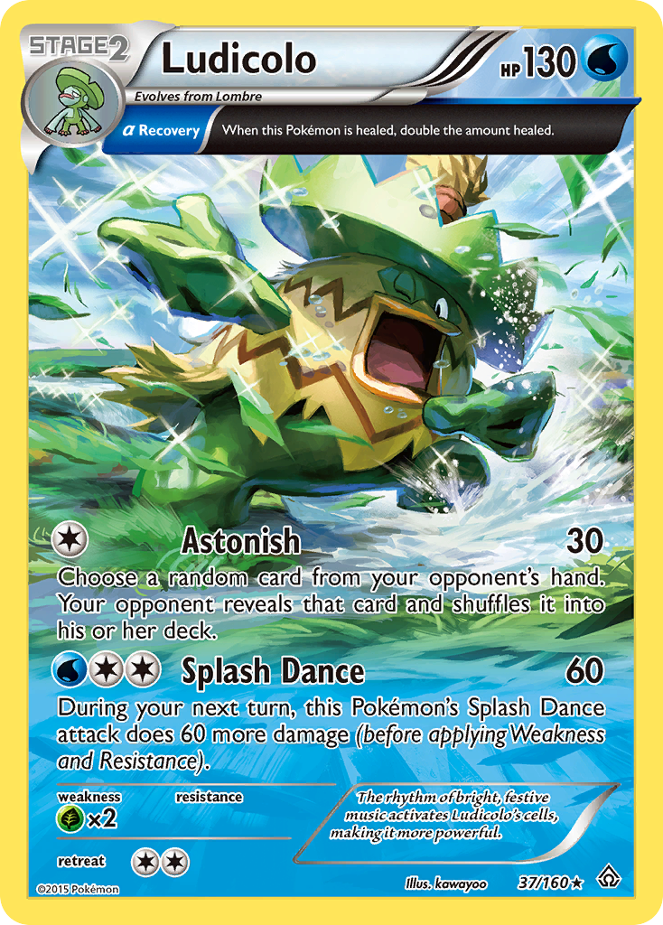 Ludicolo (37/160) [XY: Primal Clash] | Play N Trade Winnipeg