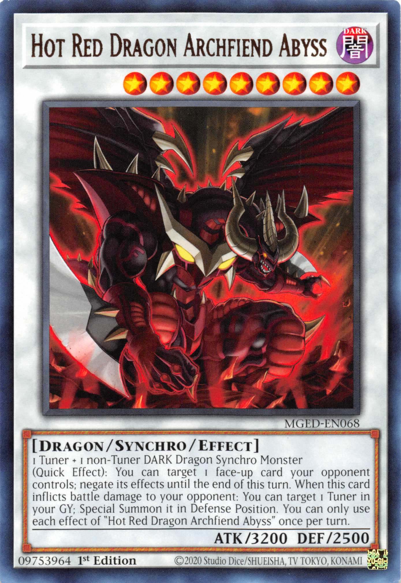 Hot Red Dragon Archfiend Abyss [MGED-EN068] Rare | Play N Trade Winnipeg