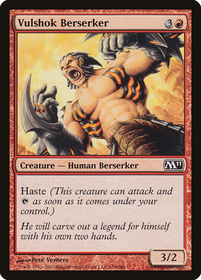 Vulshok Berserker [Magic 2011] | Play N Trade Winnipeg