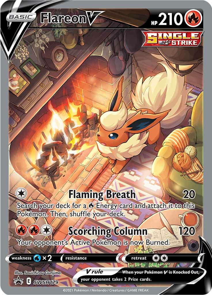 Flareon V (SWSH179) [Sword & Shield: Black Star Promos] | Play N Trade Winnipeg