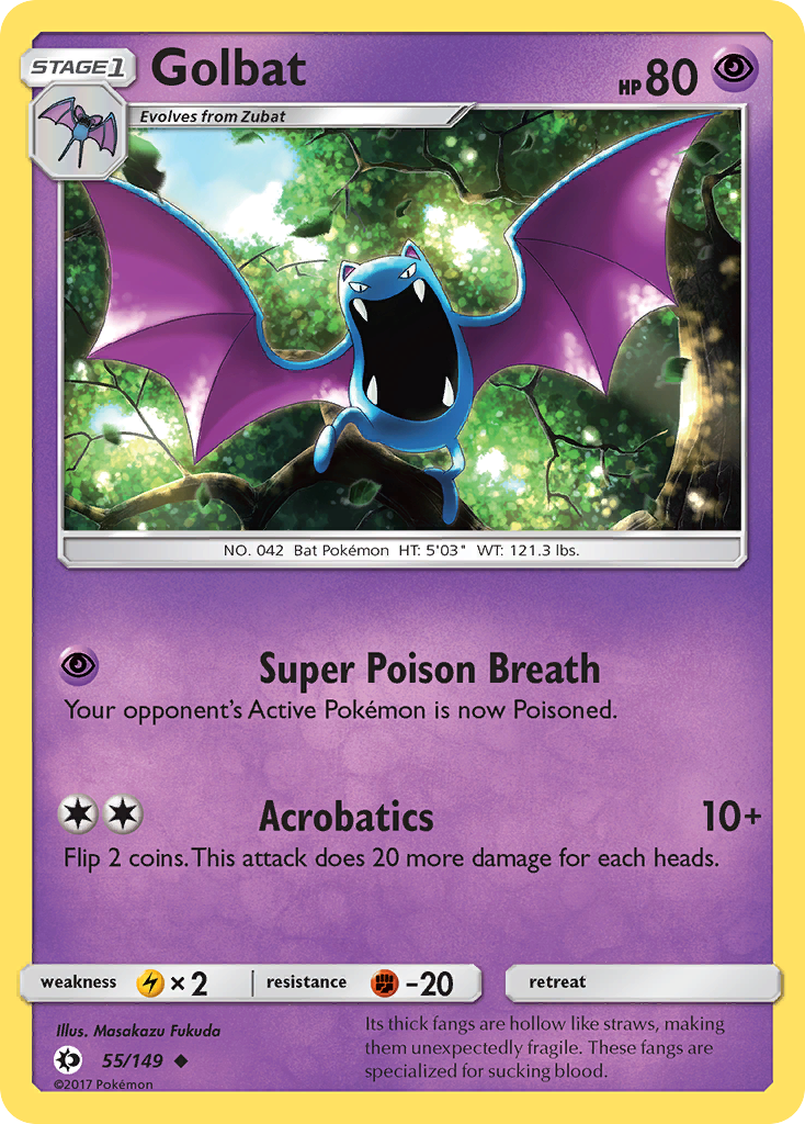 Golbat (55/149) [Sun & Moon: Base Set] | Play N Trade Winnipeg