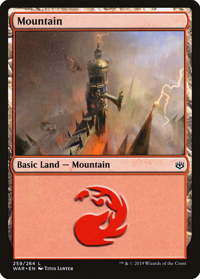 Mountain (259) [War of the Spark] | Play N Trade Winnipeg