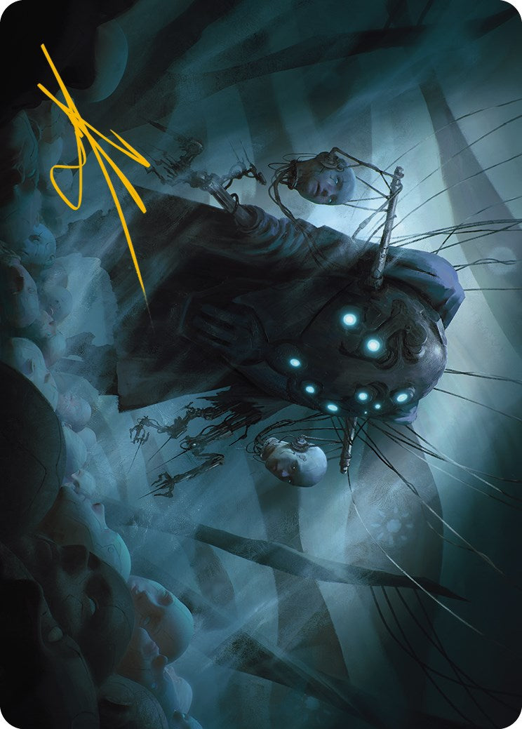 Meldweb Curator Art Card (Gold-Stamped Signature) [Phyrexia: All Will Be One Art Series] | Play N Trade Winnipeg