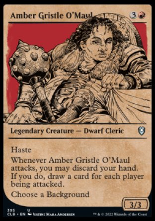 Amber Gristle O'Maul (Showcase) [Commander Legends: Battle for Baldur's Gate] | Play N Trade Winnipeg