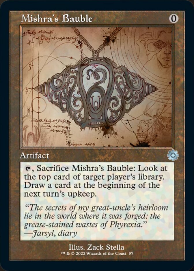 Mishra's Bauble (Retro Schematic) [The Brothers' War Retro Artifacts] | Play N Trade Winnipeg