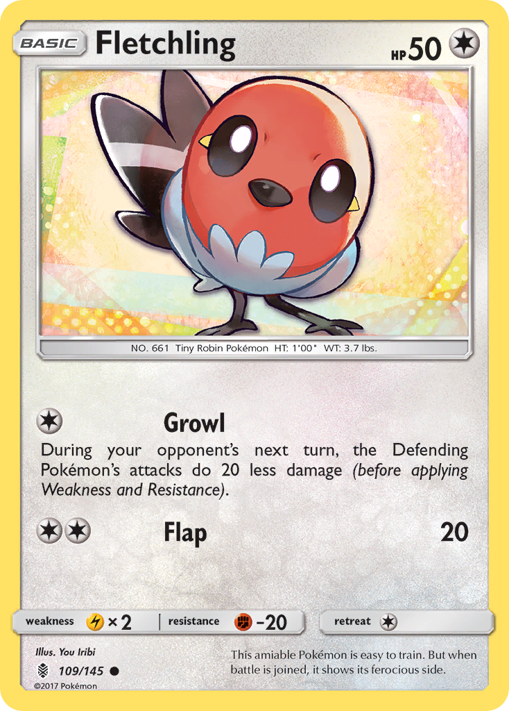 Fletchling (109/145) [Sun & Moon: Guardians Rising] | Play N Trade Winnipeg