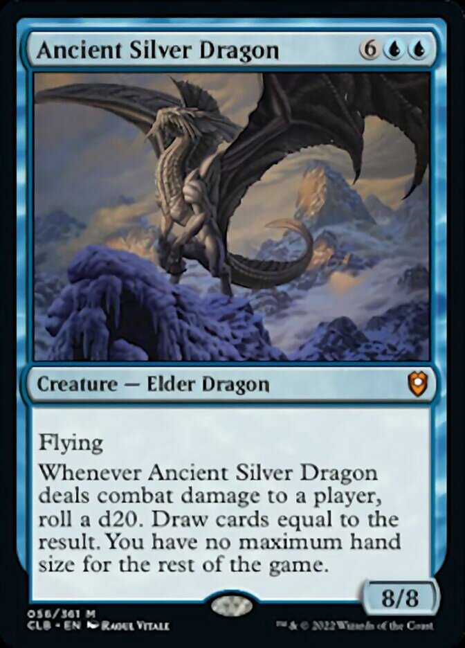 Ancient Silver Dragon [Commander Legends: Battle for Baldur's Gate] | Play N Trade Winnipeg