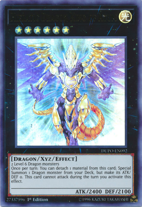 Hieratic Dragon King of Atum [DUPO-EN092] Ultra Rare | Play N Trade Winnipeg