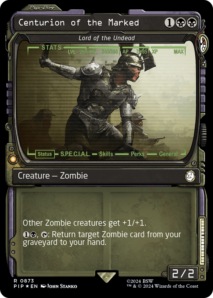 Centurion of the Marked - Lord of the Undead (Showcase) (Surge Foil) [Fallout] | Play N Trade Winnipeg