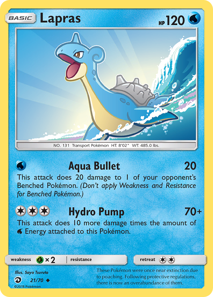 Lapras (21/70) [Sun & Moon: Dragon Majesty] | Play N Trade Winnipeg