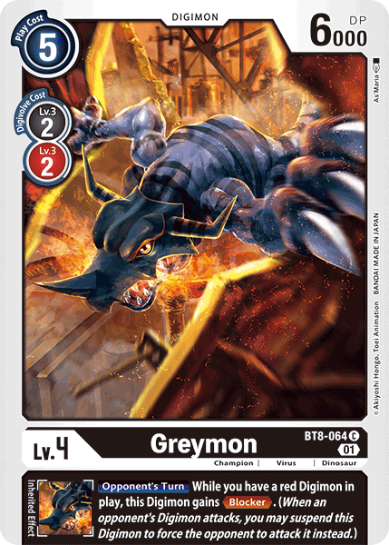 Greymon [BT8-064] [New Awakening] | Play N Trade Winnipeg