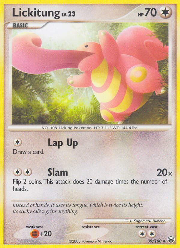 Lickitung (39/100) [Diamond & Pearl: Majestic Dawn] | Play N Trade Winnipeg