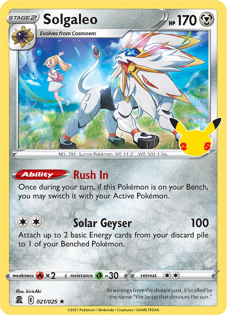 Solgaleo (021/025) [Celebrations: 25th Anniversary] | Play N Trade Winnipeg