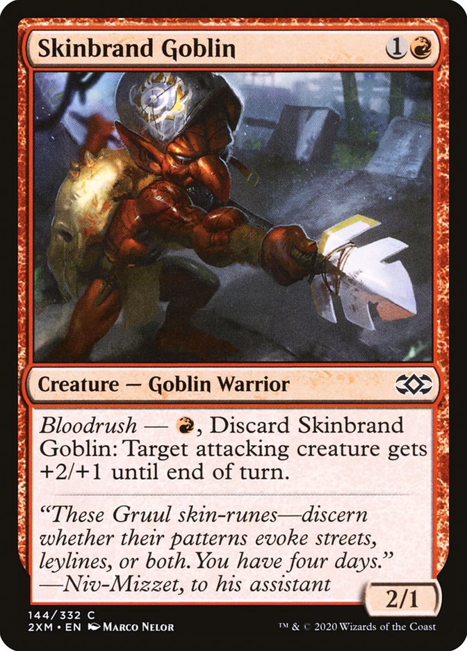 Skinbrand Goblin [Double Masters] | Play N Trade Winnipeg