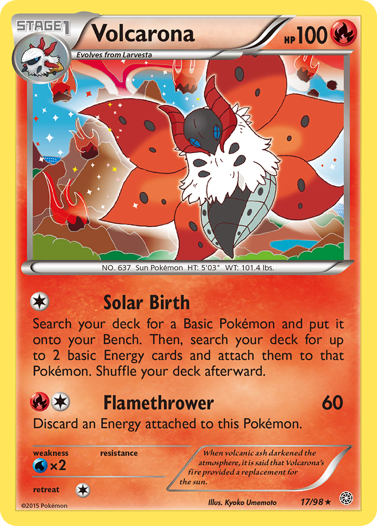 Volcarona (17/98) [XY: Ancient Origins] | Play N Trade Winnipeg