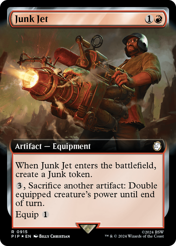 Junk Jet (Extended Art) (Surge Foil) [Fallout] | Play N Trade Winnipeg