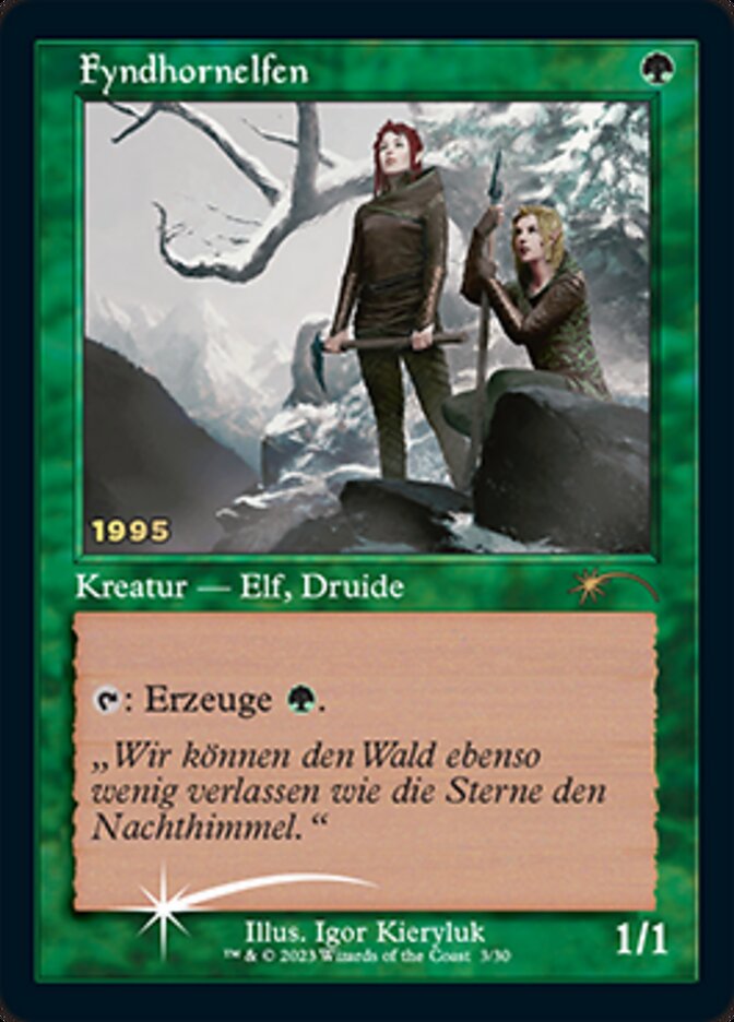 Fyndhornelfen (Fyndhorn Elves) [30th Anniversary Promos] | Play N Trade Winnipeg