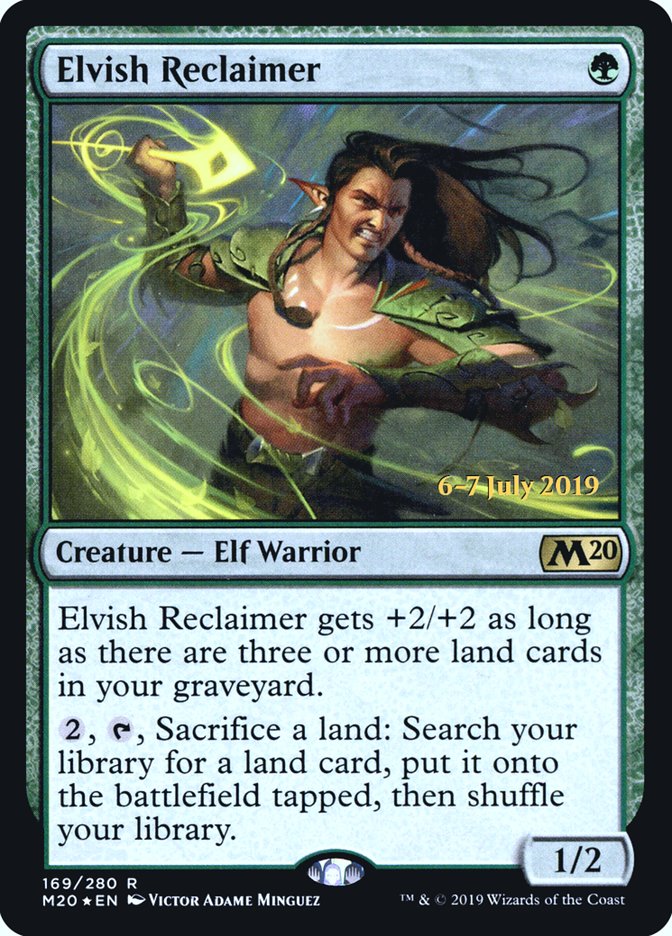 Elvish Reclaimer  [Core Set 2020 Prerelease Promos] | Play N Trade Winnipeg