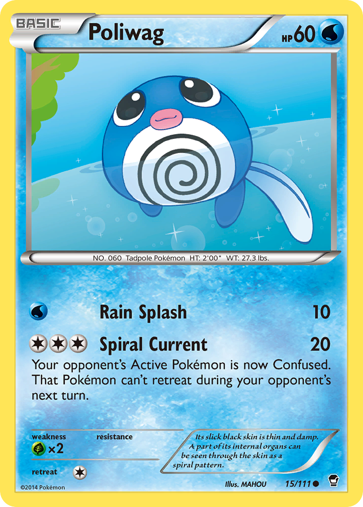 Poliwag (15/111) [XY: Furious Fists] | Play N Trade Winnipeg