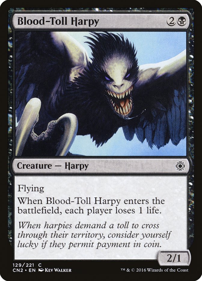 Blood-Toll Harpy [Conspiracy: Take the Crown] | Play N Trade Winnipeg